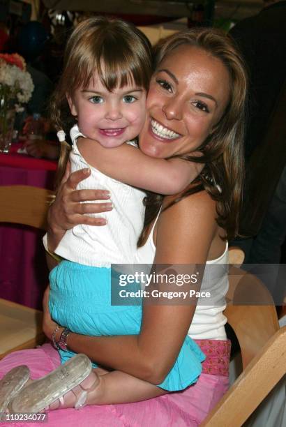 Eva La Rue and daughter Kaya during 12th Annual Kids for Kids Celebrity Carnival to Benefit the Elizabeth Glaser Pediatric AIDS Foundation - Arrivals...