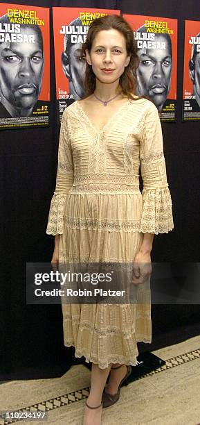 Jessica Hecht during The Broadway Opening of "Julius Caesar" starring Denzel Washington - April 3, 2005 at The Belasco Theatre and Gotham Hall in New...