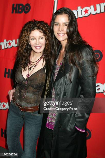 Jaid Barrymore and Patricia Velasquez during HBO's "Entourage" Season 2 New York City Premiere at The Tent at Lincoln Center Damrosch Park in New...