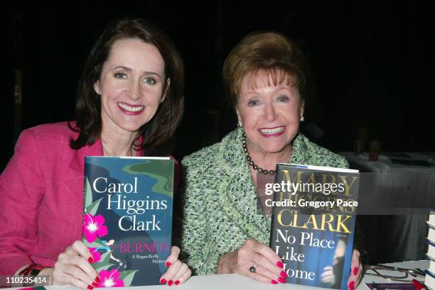 Carol Higgins Clark and Mary Higgins Clark during 2005 BookExpo America - Day One at Jacob Javits Center in New York City, New York, United States.