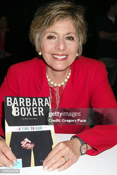 Barbara Boxer during 2005 BookExpo America - Day One at Jacob Javits Center in New York City, New York, United States.