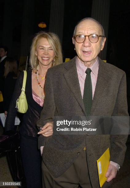 Elaine Joyce and Neil Simon during HBO Films "Empire Falls" New York City Premiere at Metropolitan Museum of Art in New York City, New York, United...