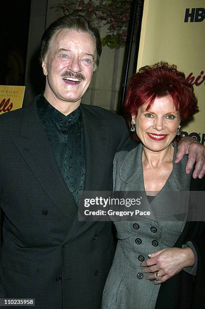 Robert Goulet and wife Vera Novak during HBO Films "Empire Falls" New York City Premiere - Arrivals at The Metropolitan Museum of Art in New York...