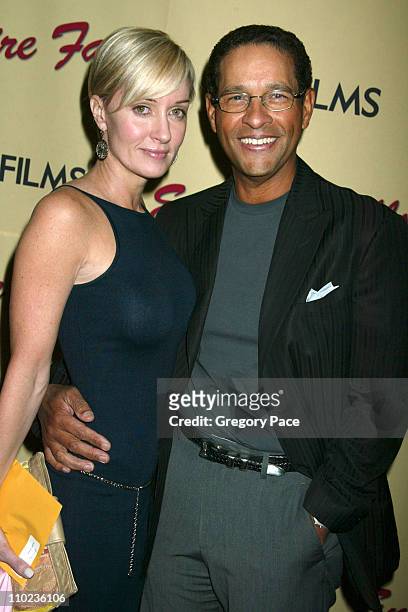 Hilary Quinlan and Bryant Gumbel during HBO Films "Empire Falls" New York City Premiere - Arrivals at The Metropolitan Museum of Art in New York...