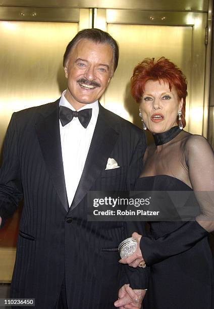 Robert Goulet and wife Vera Novak during 59th Annual Tony Awards - Outside Arrivals at Radio City Music Hall in New York City, New York, United...