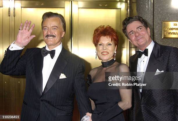 Robert Goulet, wife Vera Novak and Gary Beach, nominee Best Performance by a Leading Actor in a Musical for "La Cage aux Folles"