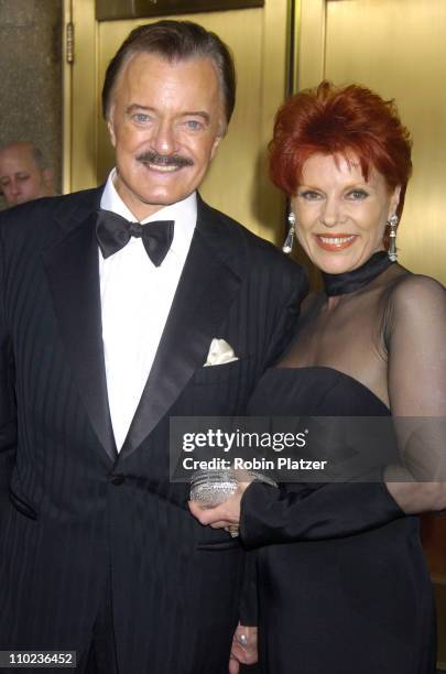 Robert Goulet and wife Vera Novak during 59th Annual Tony Awards - Outside Arrivals at Radio City Music Hall in New York City, New York, United...