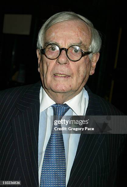 Dominick Dunne during "The Phantom of the Opera" New York Premiere - Inside Arrivals at Ziegfield Theater in New York City, New York, United States.