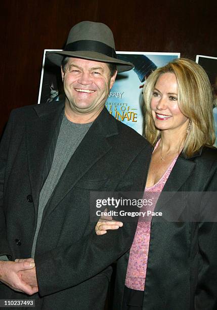 Micky Dolenz and wife Donna Quinter during A Special Screening of "Lemony Snicket's A Series Of Unfortunate Events" - Inside Arrivals at Clearview...