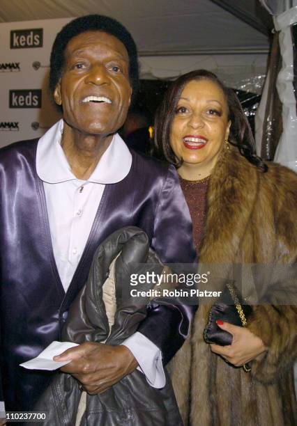 Nipsey Russell and Robbi Robinson during "The Aviator" New York City Premiere - Outside Arrivals at Ziegfeld Theatre in New York City, New York,...
