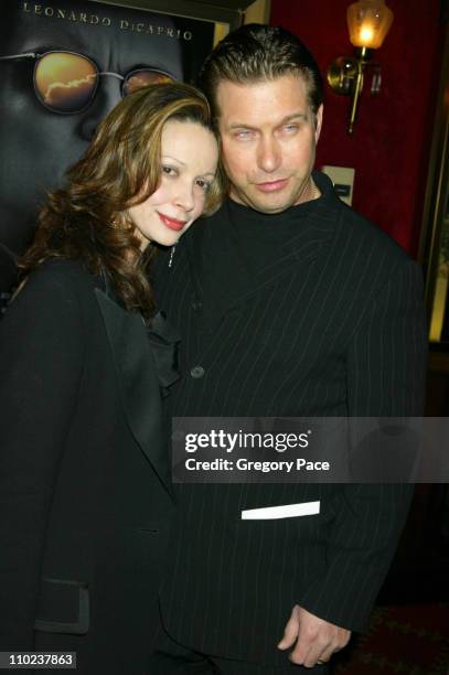 Stephen Baldwin and wife Kennya Deodato during "The Aviator" New York City Premiere - Inside Arrivals at Ziegfeld Theater in New York City, New York,...