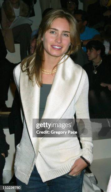 Lauren Bush during Olympus Fashion Week Fall 2005 - Ralph Lauren - Front Row and Arrivals at The Annex in New York City, New York, United States.
