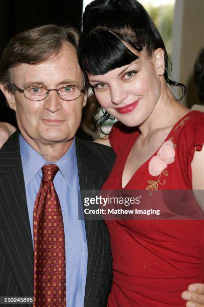 David McCallum and Pauley Perrette during The 23rd Annual Golden Boot Awards at Beverly Hilton Hotel in Beverly Hills, California, United States.