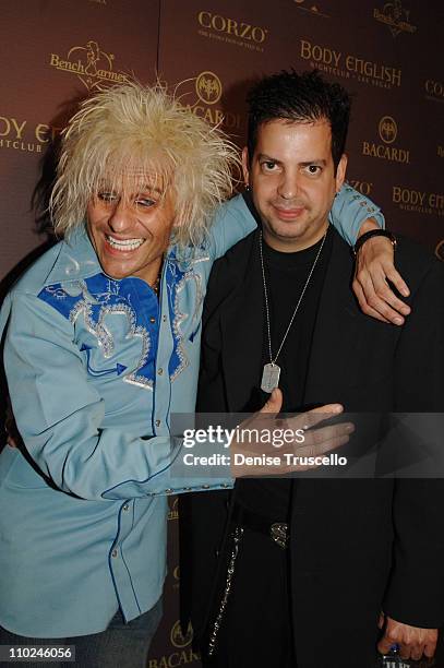 DeVille and Tommy Lipnick during Bench Warmer Lingerie Party at Body English at The Hard Rock Hotel and Casino at Body English in The Hard Rock Hotel...