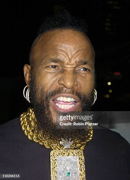 Mr. T during The Hanes Perfect T Party - August 16, 2005 at The Peking at the South Street Seaport in New York City, New York, United States.