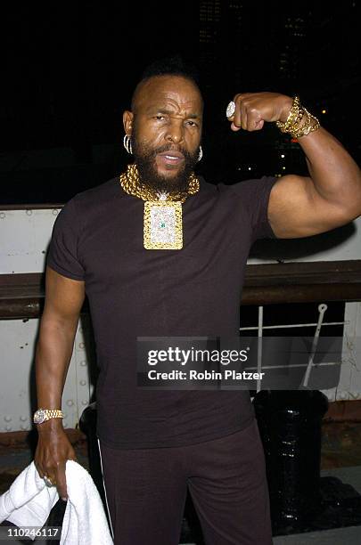 Mr. T during The Hanes Perfect T Party - August 16, 2005 at The Peking at the South Street Seaport in New York City, New York, United States.