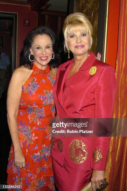 Nikki Haskell and Ivana Trump during New York Launch of "Ivana Trump Las Vegas" Tower - Arrivals at Club FIZZ in New York City, New York, United...