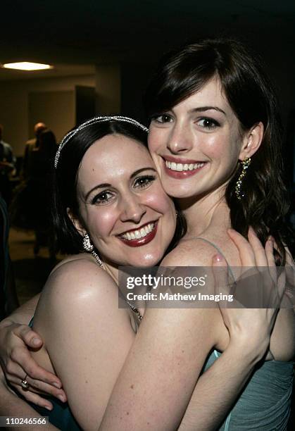 Stephanie D'Abruzzo and Anne Hathaway **exclusive**