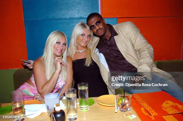 Linda Hogan, Brooke Hogan and Nick King during 2005 MTV VMA - Dinner at Sushi Samba - August 26, 2005 at Sushi Samba in Miami Beach, Florida, United...