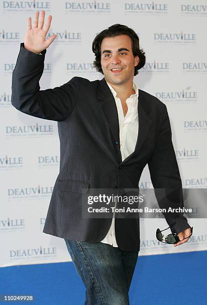 Nicholas Jarecki during 31st American Film Festival of Deauville - "The Outsider" Photocall at CID in Deauville, France.