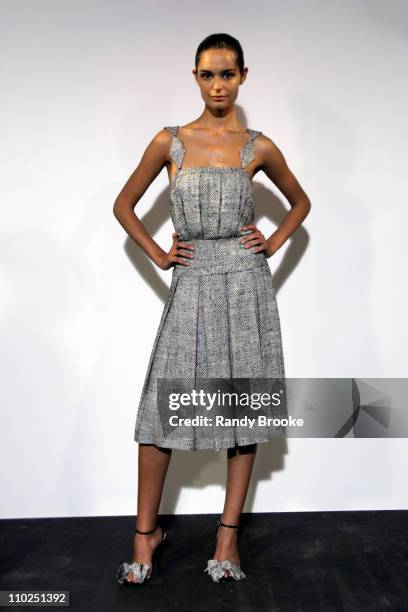 Model wearing Rodarte Spring 2005 during Stylelounge - Spring/Summer 2006 New York Fashion Week - Day 1 - Rodarte at Style Lounge in New York City,...