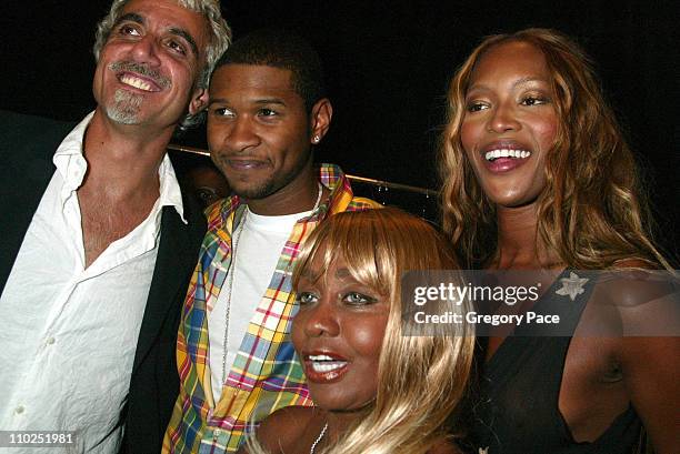 Ric Pipino, Usher, Janice Combs and Naomi Campbell