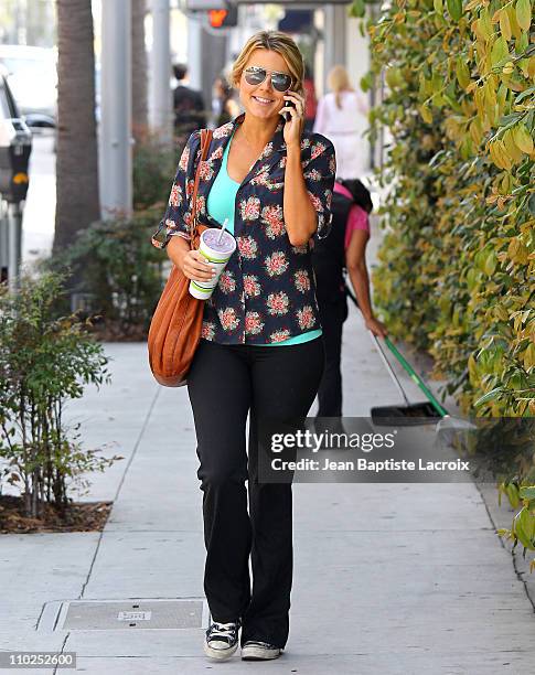 Ali Fedotowsky is seen at Atelier Gavert in Beverly Hills on March 16, 2011 in Los Angeles, California.