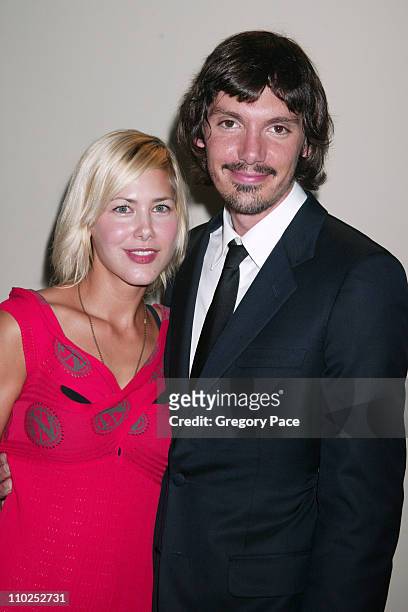 Nicole Vicius and Lukas Haas during "Last Days" New York City Premiere - Inside Arrivals at The Sunshine Theatre in New York City, New York, United...