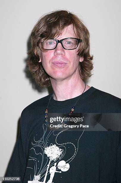 Thurston Moore during "Last Days" New York City Premiere - Inside Arrivals at The Sunshine Theatre in New York City, New York, United States.