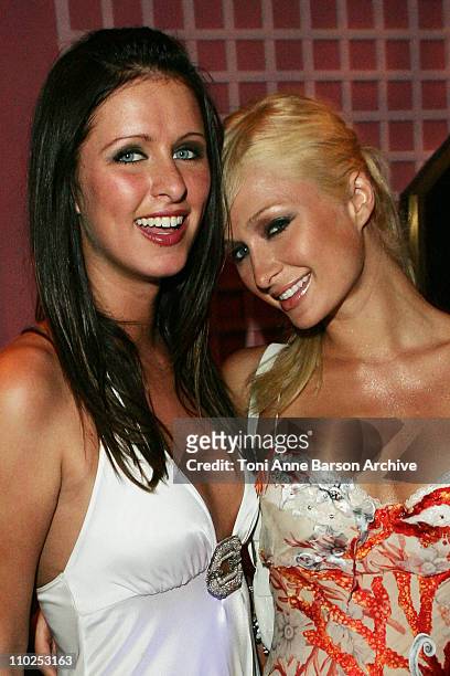 Nicky Hilton and Paris Hilton during "aSmallWorld" One Year Anniversary Party Hosted by Jeffrey Steiner, Chairman and CEO of Fairchild Corp. And Erik...