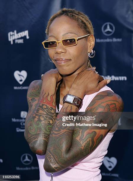 Debra Wilson during Gibson/Baldwin Presents "Night at the Net" to Benefit MusiCares Foundation - July 25, 2005 at UCLA in Westwood, California,...