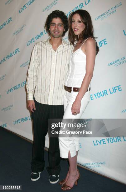 Adrian Grenier and Alexandra Kerry during American Eagle Announces Six Winners of National "Live Your Life" Contest at Union Square Celebration -...