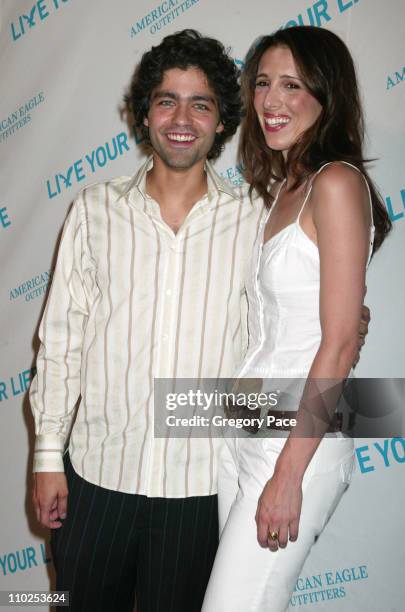 Adrian Grenier and Alexandra Kerry during American Eagle Announces Six Winners of National "Live Your Life" Contest at Union Square Celebration -...