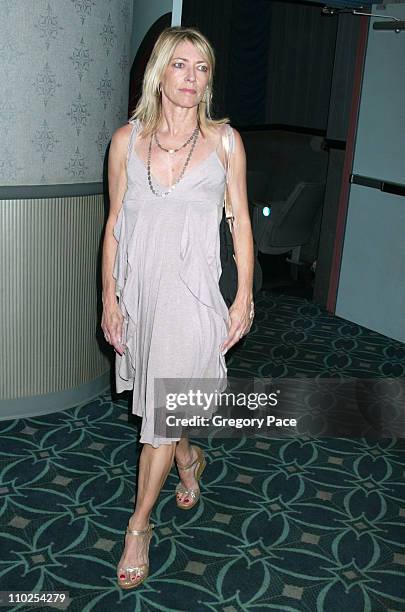 Kim Gordon of Sonic Youth during "Junebug" New York City Premiere - Inside Arrivals at Loews 19th Street in New York City, New York, United States.