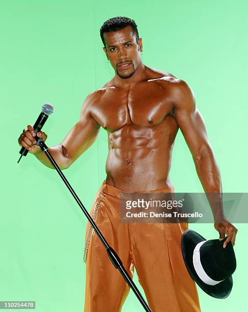 Chippendale Bryan Cheatham during Chippendales 2006 Calendar Photo Shoot at Chippendales Theatre at The Rio Hotel and Casino Resort in Las Vegas,...