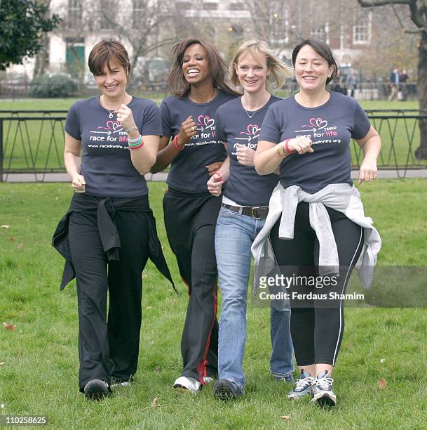 Emma Forbes, Shaznay Lewis, Hermoine Norris and Arabella Weir