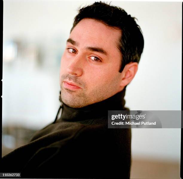 Writer Alex Garland, portrait, London, April 2003.