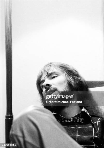Record producer Glyn Johns photographed in his London home, January 2 1975.
