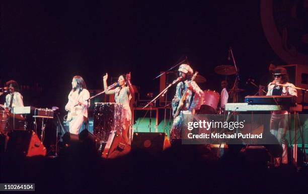 Graham Central Station perform on stage, London Larry Graham.