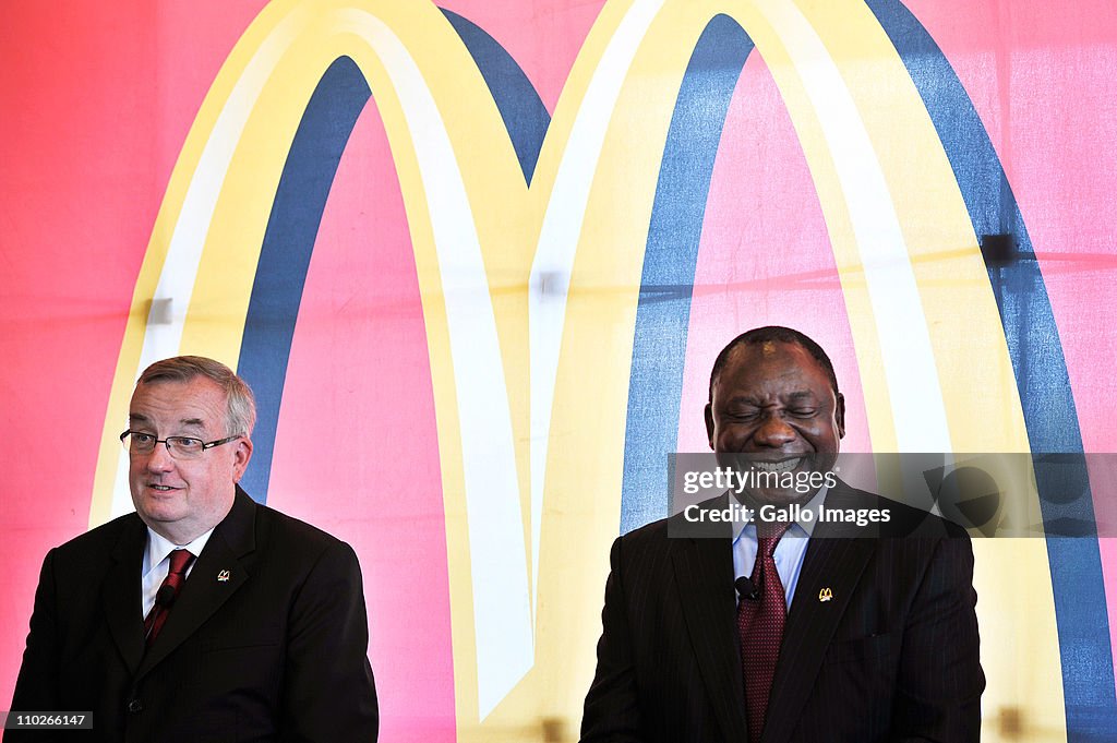 Cyril Ramaphosa takes over McDonalds SA