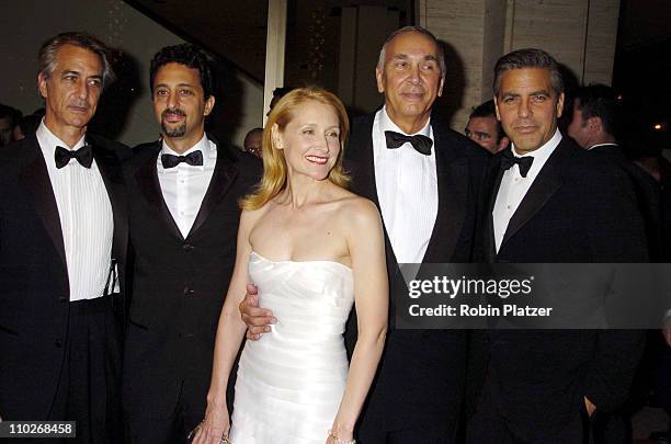 David Strathairn, Grant Heslov, Patricia Clarkson, Frank Langella and George Clooney