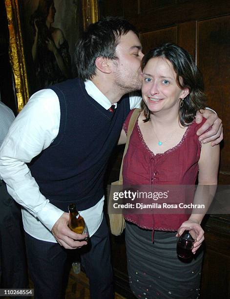 Jimmy Fallon and Rachel Dratch during Jimmy Fallon's Birthday Party - September 24, 2005 at The National Arts Club in New York City, New York, United...