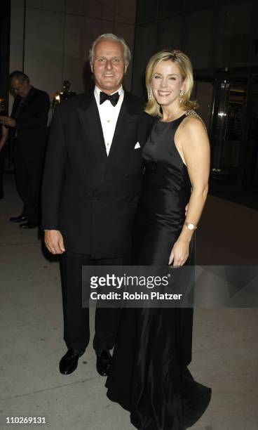 Deborah Norville and husband Karl Wellner during Cocktail Party for TRH The Prince of Wales and The Duchess of Cornwall at the Museum of Modern Art -...