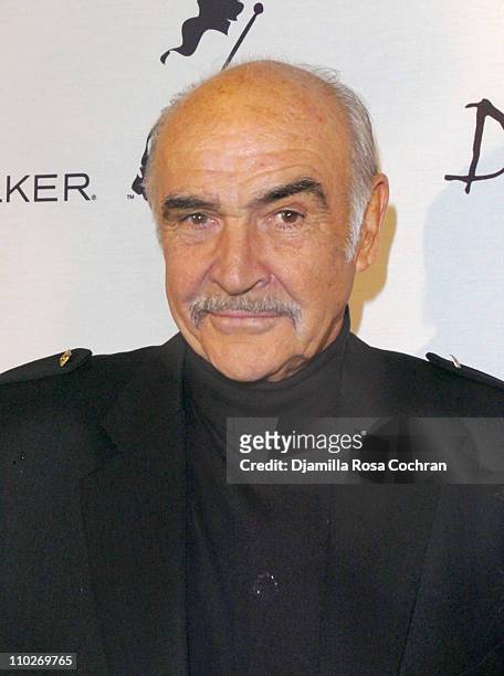 Sir Sean Connery during Johnnie Walker Presents "Dressed to Kilt" - Arrivals and Backstage at Synod House at St. John the Divine Cathedral Garden in...