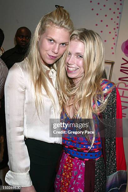 Alexandra Richards and Theodora Richards during Intermix Opens Flagship Store In SoHo at Intermix, SoHo in New York City, New York, United States.