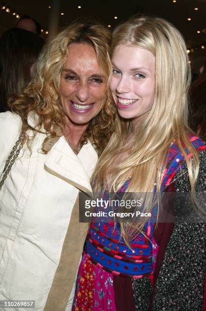 Ann Jones and Theodora Richards during Intermix Opens Flagship Store In SoHo at Intermix, SoHo in New York City, New York, United States.