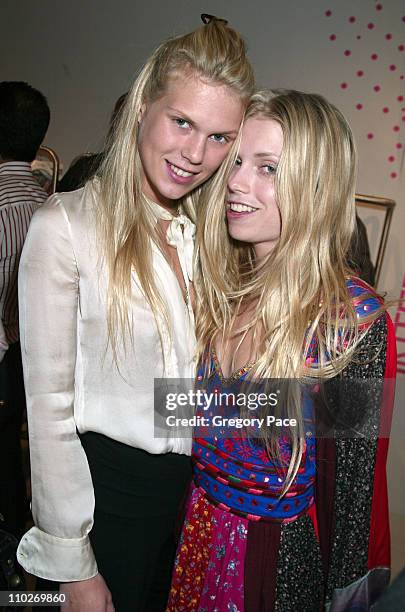 Alexandra Richards and Theodora Richards during Intermix Opens Flagship Store In SoHo at Intermix, SoHo in New York City, New York, United States.