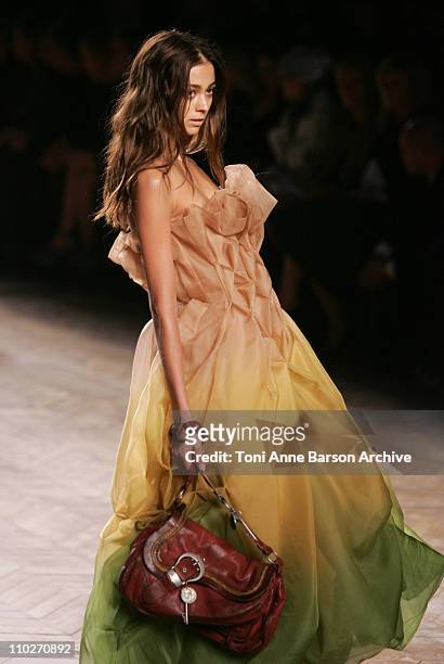 Morgane Dubled wearing Christian Dior Spring/Summer 2006