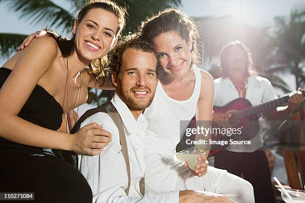 married couple and female friend - girlfriend stock pictures, royalty-free photos & images