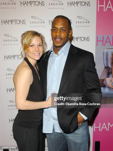 Angela Searight and Erik Coleman during Hamptons Magazine Celebrates the Premiere of its Spring Issue with Cover Girl Petra Nemcova and Launch of the...